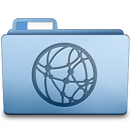 Blue Server Icon 256x256 png